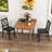 Ophelia & Co. Dining Chair Set Of 2 Kitchen Side Chairs With Rubber Wood Legs & Cross Back-849485627