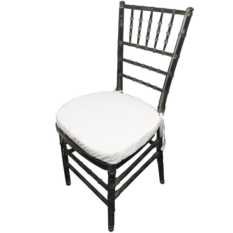 Housse de coussin de chaise, Blanc