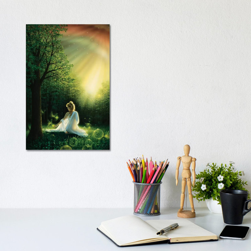 Fairy Friends by Kirk Reinert - Wrapped Canvas Print, 20.32 cm H x 30.48 cm W