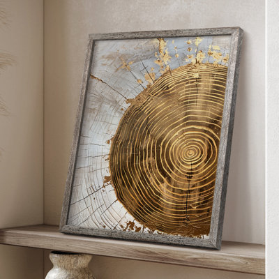 ABSTRACT Series CXL III, reproduction encadrée - bois massif