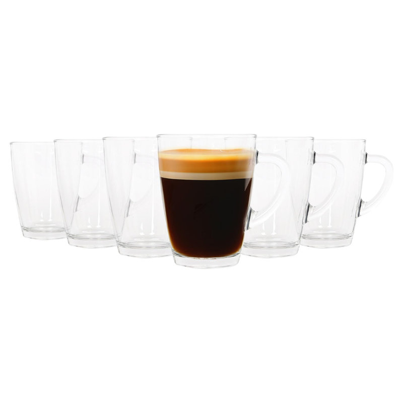 Vega Glass Coffee Mug, 12