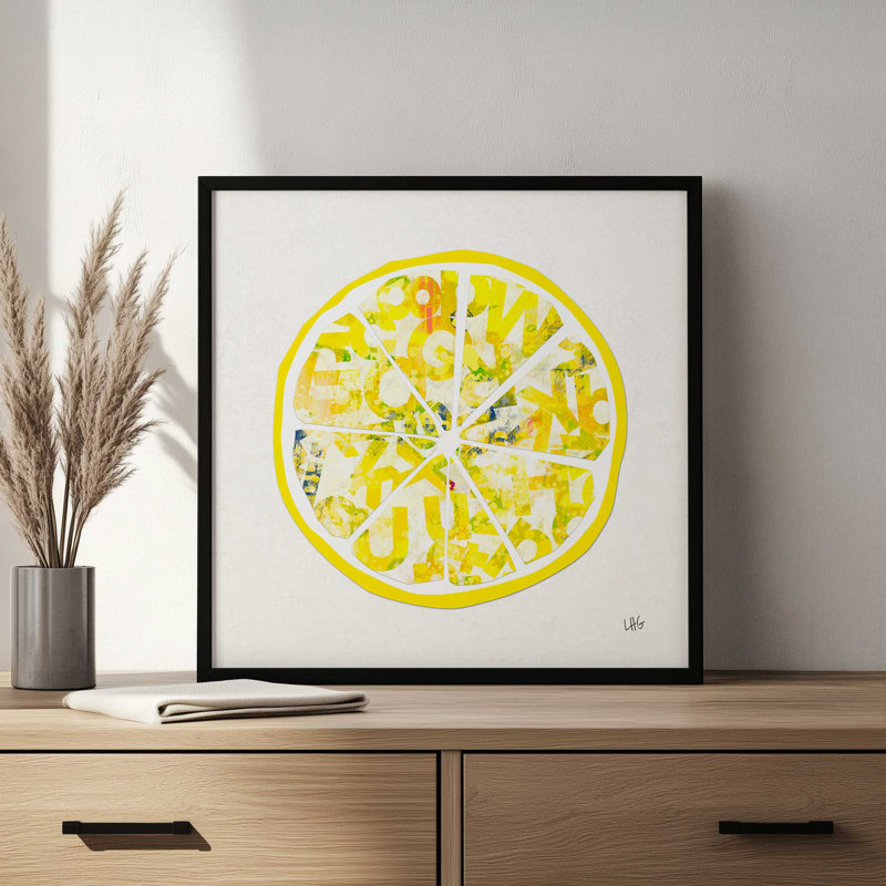 Reproduction d'art «Juuche fruits X» par Laura Gibson, H 12 po x l 12 po, Impression sur cadre ouvert sans papier mat