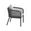 Ensemble bistro pour 2 personnes avec table carrée 27,6 po et 2 chaises en rotin avec coussins et coussins Gillette-131408096