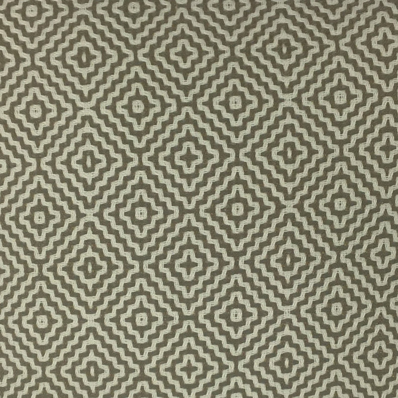 Coussin décoratif géométrique , 24 po x 24 po, Brun clair