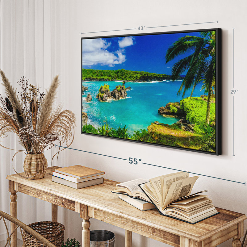 Hana Beach, reproduction sur toile, H 29 po x l 43 po