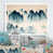 Toile blanche avec cadre photo