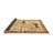 Olicia Southwestern Machine Made Wool/Polyester Area Rug in Brown/Red/Beige-77533770