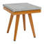 Ensemble de salle à manger rectangulaire avec coussins 127,9 po pour 5 personnes Faiqah-1638899725-1638899727