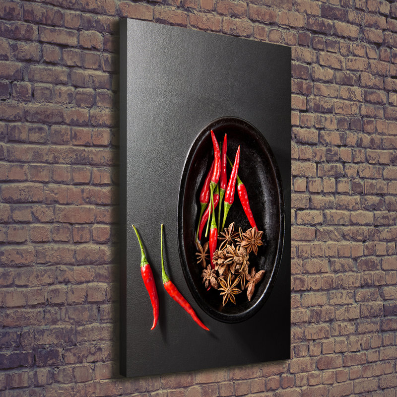 Chilli Peppers - Wrapped Canvas Print