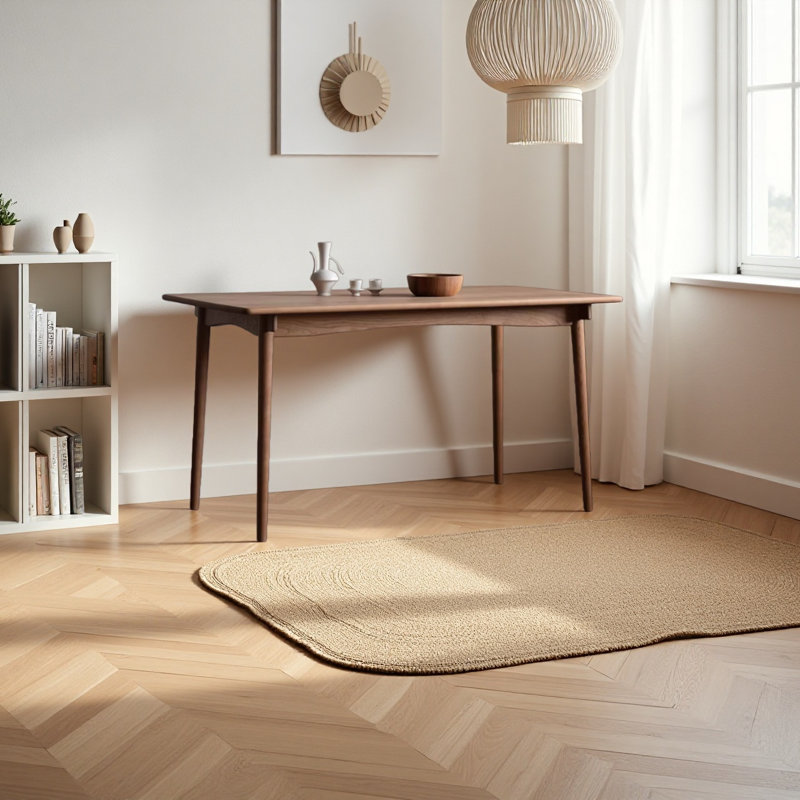 Bureau spacieux en bois de teck et en bois massif