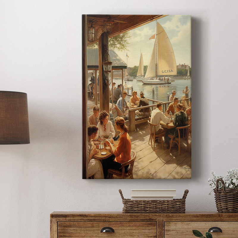 NAUTICAL Series DCXXI -Custom Wrapped Gallery Cavas, 18" H x 12" W