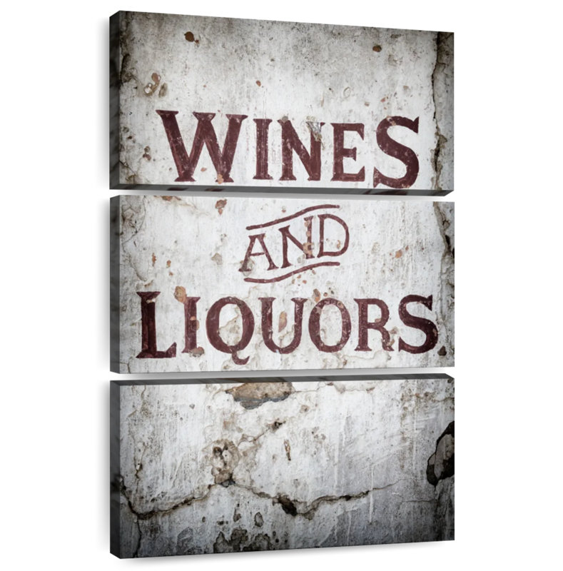 Vins et spiritueux Yarlin, H 74 po x l 48 po
