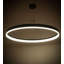 Luminaire suspendu géométrique noir à 1 lumière Onecre