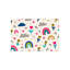 Mignon tapis de bain à motif floral arc-en-ciel, 36 x 24