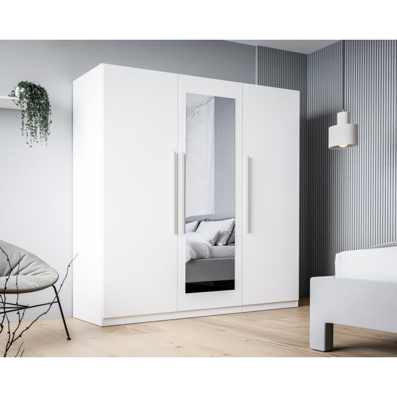 Ramina 3 Door Manufactured Wood Wardrobe