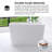47'' Acrylic Freestanding Soaking Bathtub With Seat-111608567