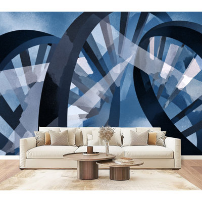 Papier peint adhésif mural audacieux H 69 po x l 96 po, papier peint amovible en PVC autocollant pour chambre à coucher, bureau à domicile