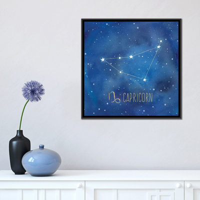 « star sign capricorn », impression sur toile tendue
