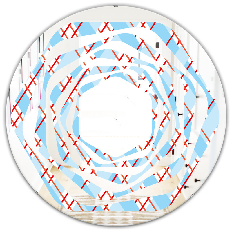 Miroir mural Whirl, H 31,5 po x l po