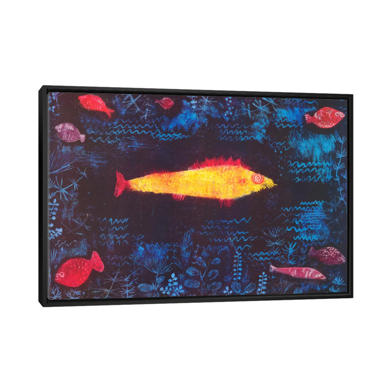 H 40 po x l 60 po x P 1,5 po, Toile avec cadre noir, Pas de tapis