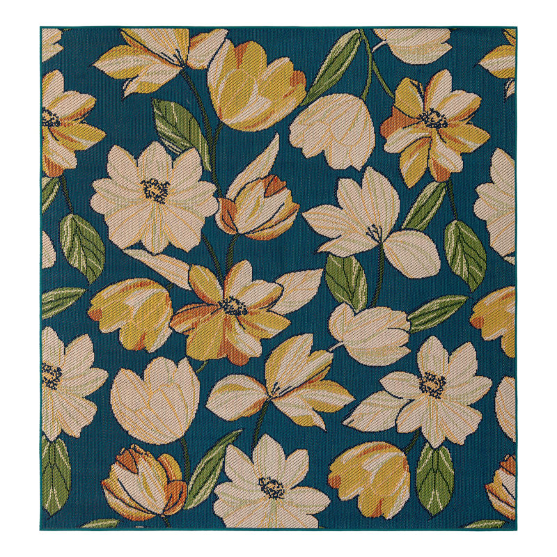 Camalu Higgin Indoor/Outdoor Area Rug, Carré 7 pi 10 po