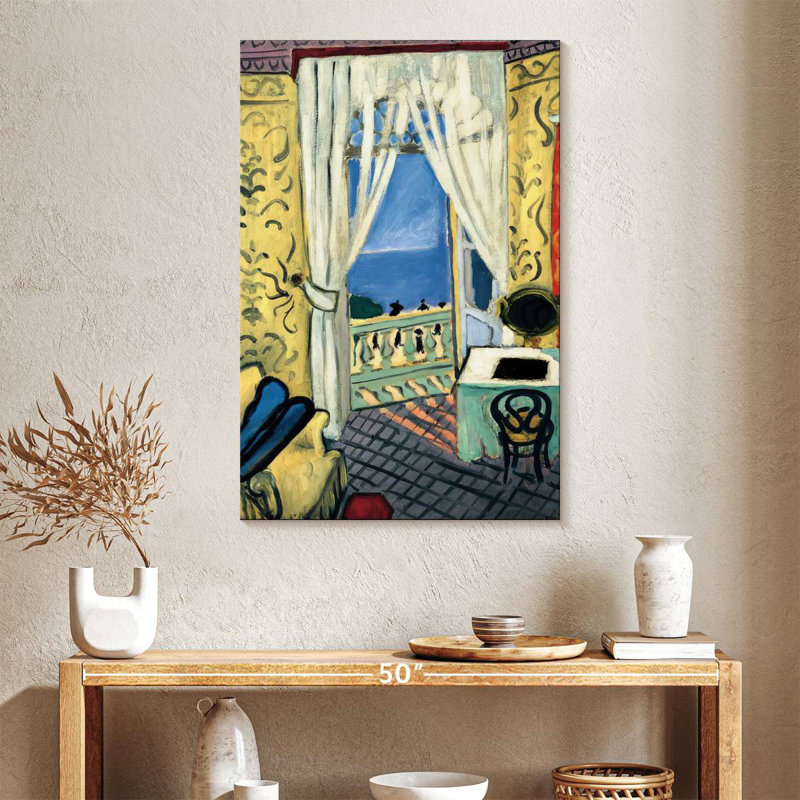 Lilie Interior With A Violin Case, 39" H x 26" W