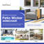 Chaise de patio avec coussin