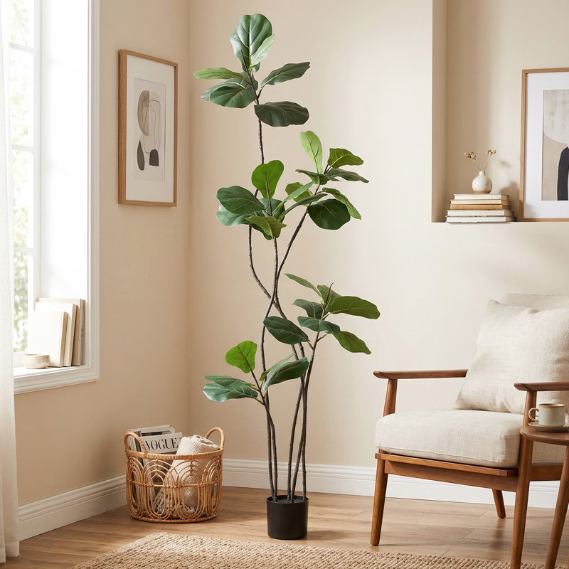 Fausse plante, H 71 po x l 27,56 po