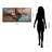 "Composition I" Iron Hand Painted 3D Wall Art