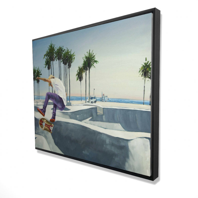 Skate Park California Print On Canvas