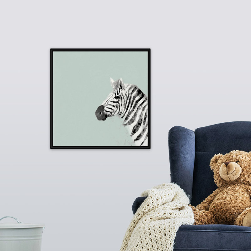 Art sur toile pop safari ii Siciliano, H 20 po x l 20 po x P 1,75 po, Cadre flottant noir