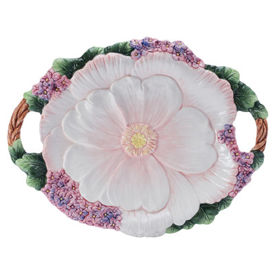 Fitz And Floyd Large Platter With Handles