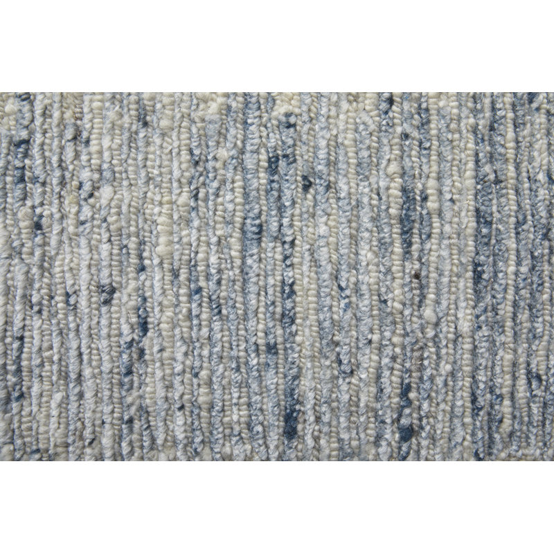 Brighton Handmade Wool Abstract Area Rug, Rectangle 9'6" x 13'6"