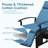 Adjustable Patio Recliner Chair Metal Outdoor Lounge Chair With Flip Table Push Back, Adjustable Angle, Removable Cushions, Support 350Lbs-1510045137