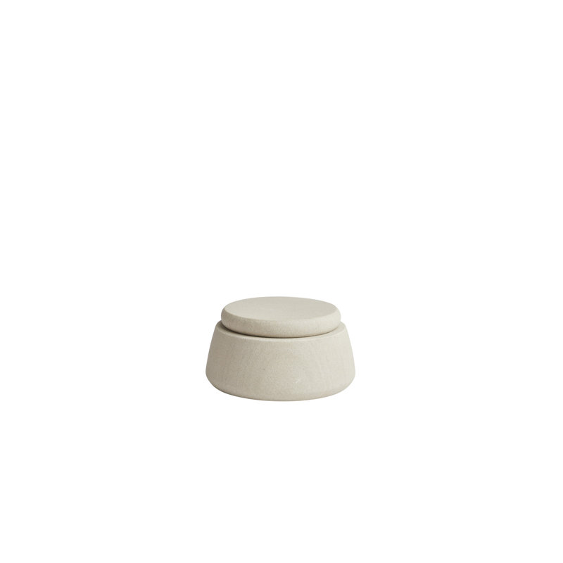 Serene Jar (Low), Gray