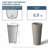 Medium Concrete Round Planter / Pot With Drainage Holes-761598438-754370476