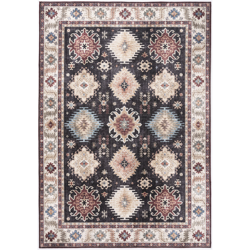 Oriental Indoor Rug, Rectangle 7'9" x 10'2"