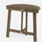 Outdoor Half-Round Folding Acacia Wood Bistro Table, Grey Finish-959277428