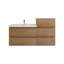 Ensemble de meuble-lavabo mural simple 55 po Moreno Bailey-87461436