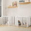 Niche pour chien de taille moyenne, imperméable, plancher surélevé, abri de jardin moyen en bois, utilisation pratique-2022391090-2022391089