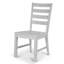 Atze - Ensemble de 2 chaises d'appoint - Finition blanche vieillie