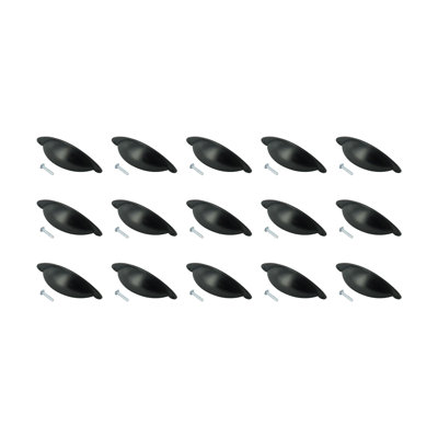 Outwater 15 Pack Cup Pulls – 3" Center To Center, Solid Zinc Alloy Construction