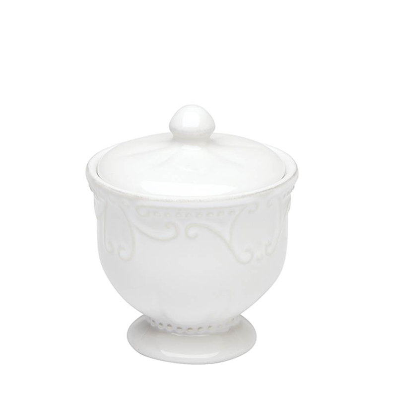 Isabella Covered Sugar , Pure White