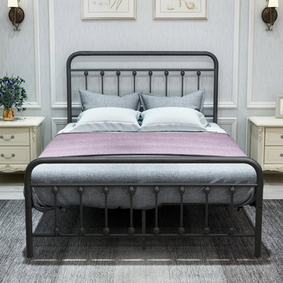 Full Size Bed Frame, Bed Frame Full, Modern Bed Frame, Steel Bed Frame