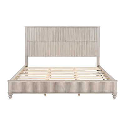 Solid Wood Bed Frame for Bedroom