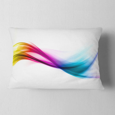 Rainbow Abstract Pattern - Abstract Printed Pillow