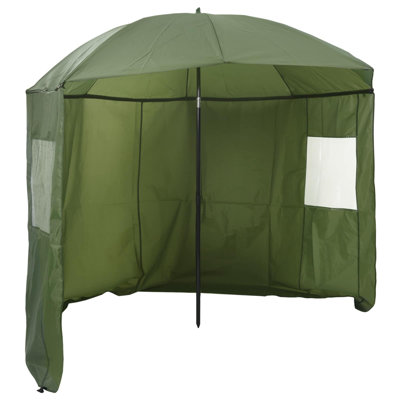 vidaXL Fishing Umbrella Brolly Shelter Tent Brolly Protection Fishing Shelter