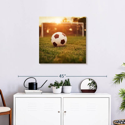 Ballon de soccer Sireci sur le terrain