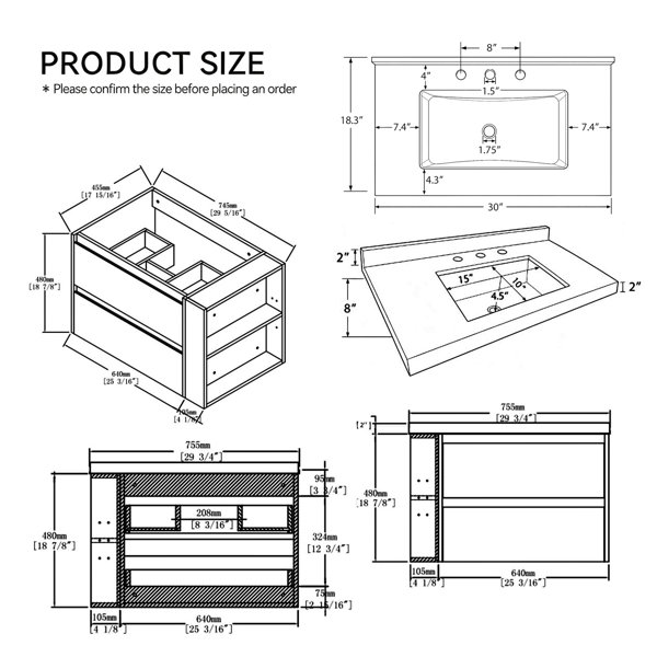 Dimensions du produit