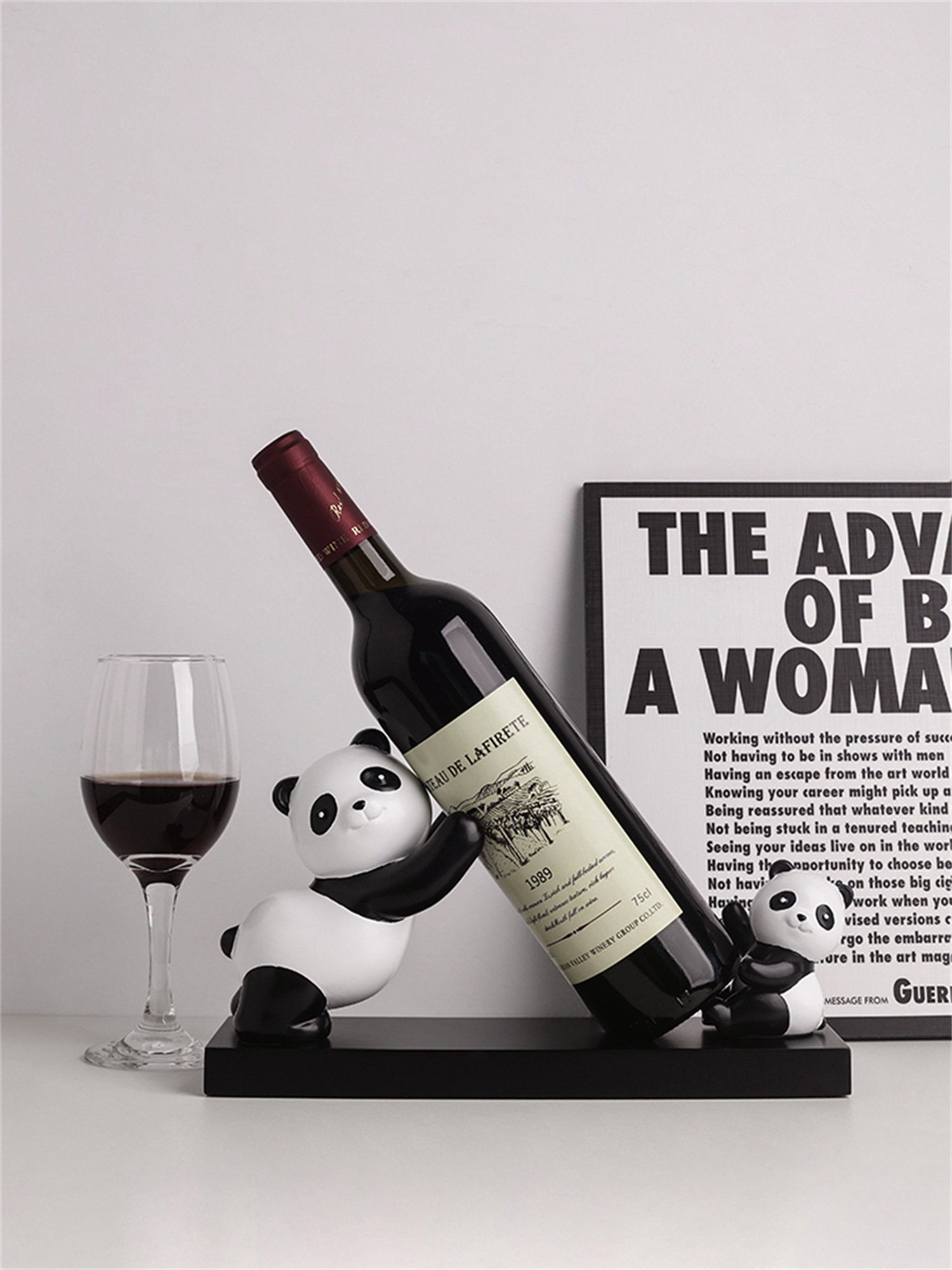 Ivy Bronx Oceguera Tabletop Wine Bottle Rack Black Wayfair